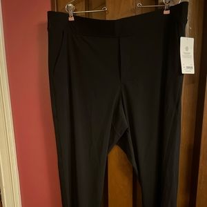 Athleta brooklyn ankle pants black 18 NWT!